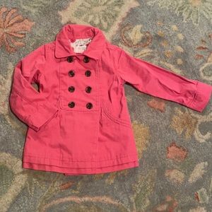 Bright Pink Trench Coat